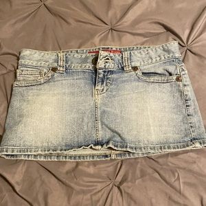 Guess denim mini skirt